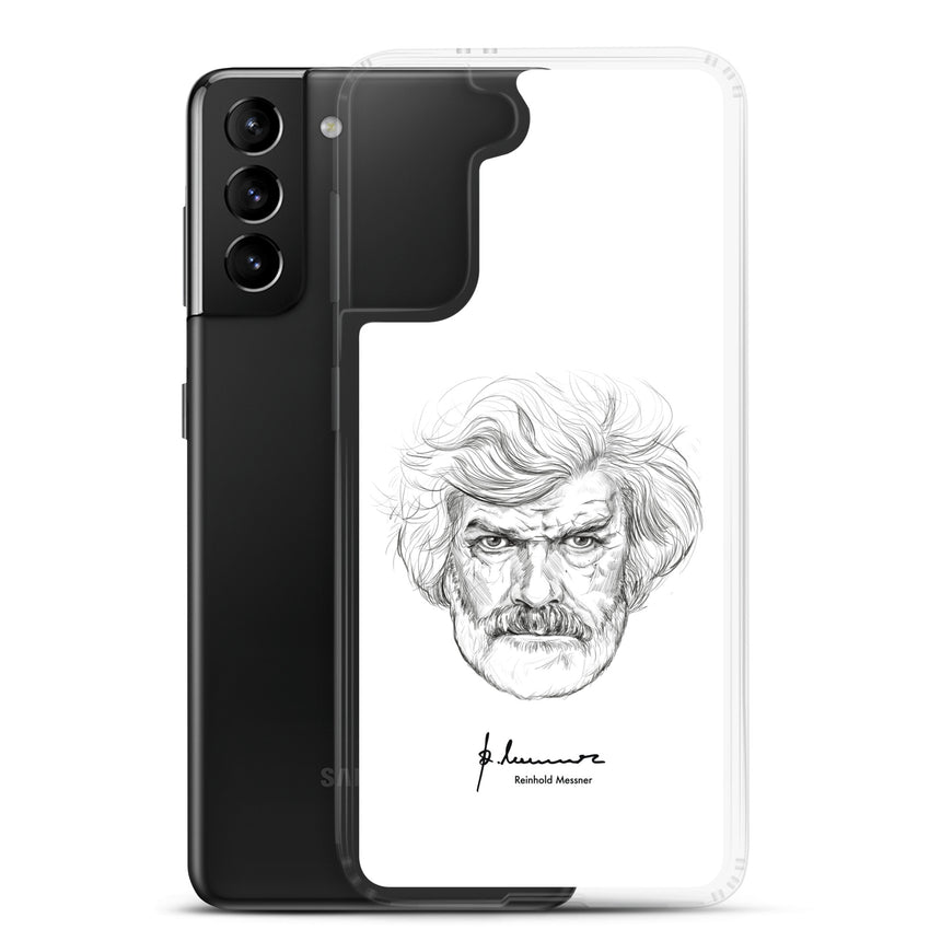 Coque Samsung - Reinhold Messner - Illustration Porträt