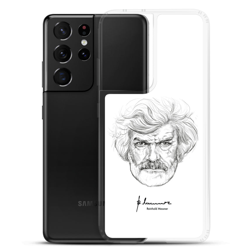 Samsung Case - Reinhold Messner - Illustration Porträt