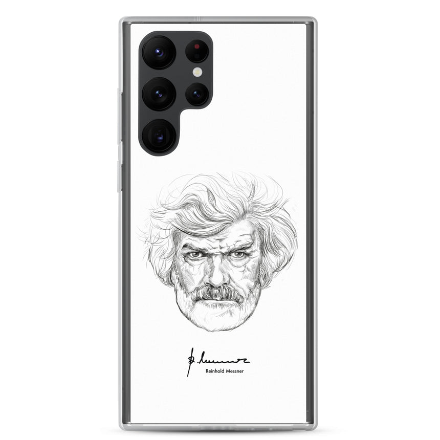 Samsung Case - Reinhold Messner - Illustrazione Porträt