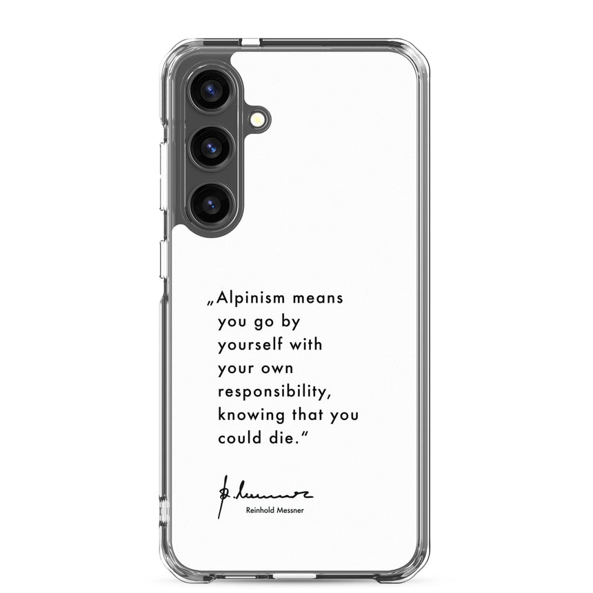 Samsung Case - Alpinism means - white