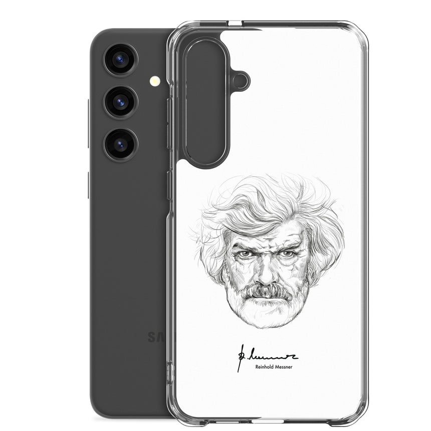 Samsung Case - Reinhold Messner - Illustrazione Porträt