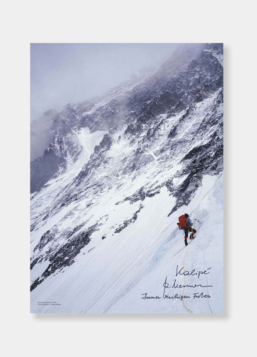 Affiche - Reinhold Messner - 1975 Hidden Peak Nordwestwand