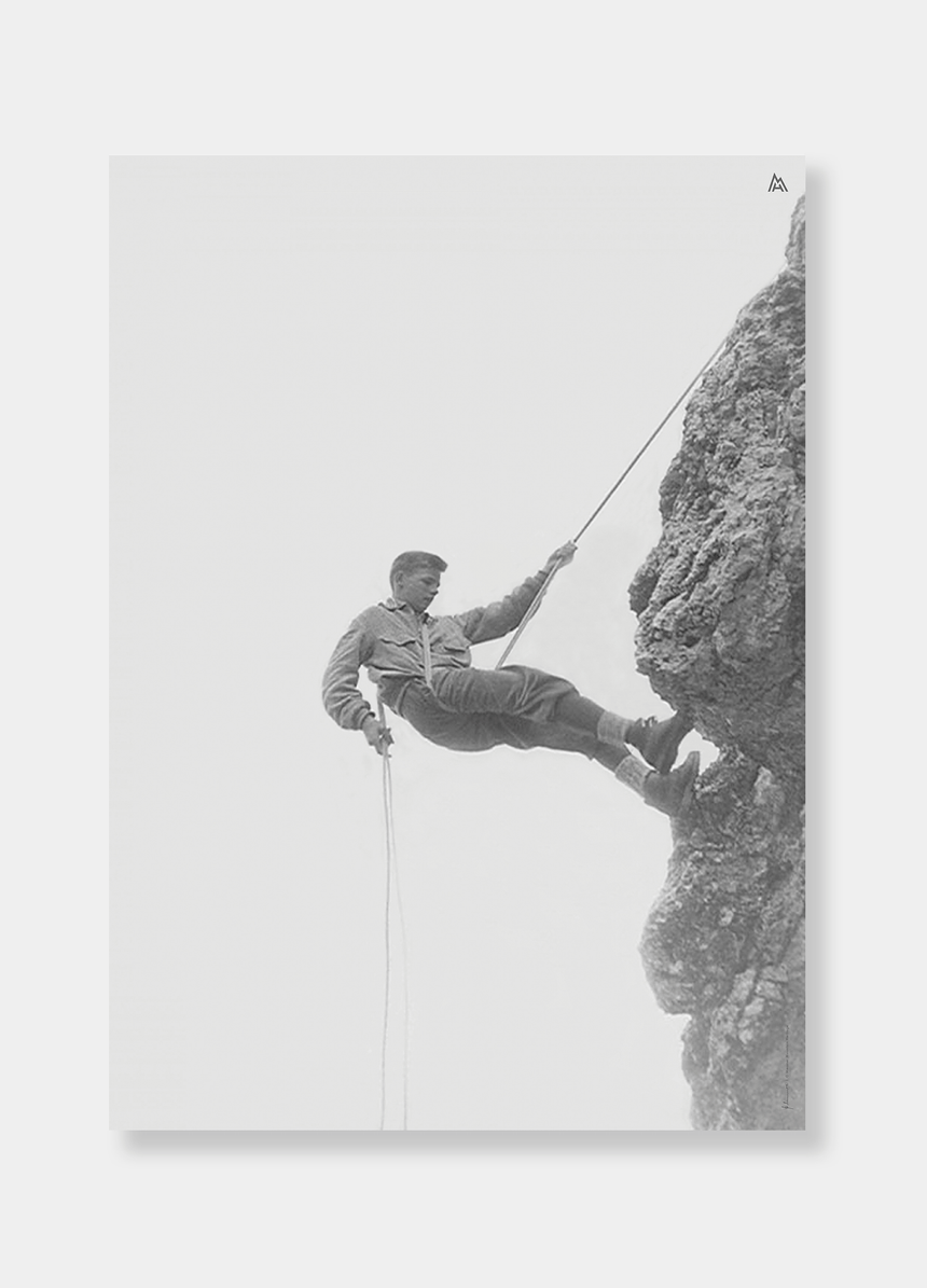 Affiche - Reinhold Messner - in Jungen Jahren