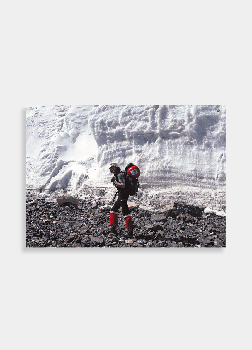 Affiche - Reinhold Messner - 1980 Mount Everest East Rombuk Glacier
