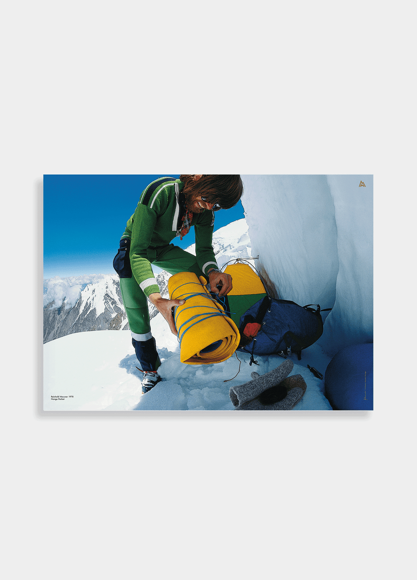 Poster - Reinhold Messner - 1978 Nanga Parbat Diamirflanke