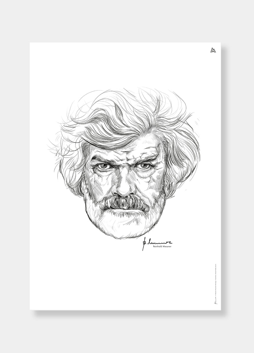 Illustration - Reinhold Messner - Portrait