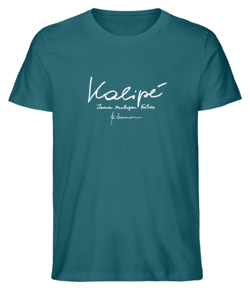 Premium Organic Shirt Herren - Kalipé - Immer ruhigen Fußes