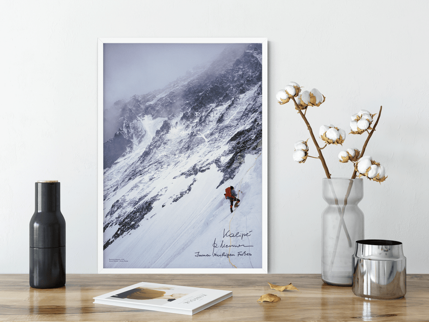 Poster - Reinhold Messner - 1978 Lhotse Flanke -"Kalipé"