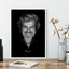 Poster - Reinhold Messner - Portait schwarz-weiß