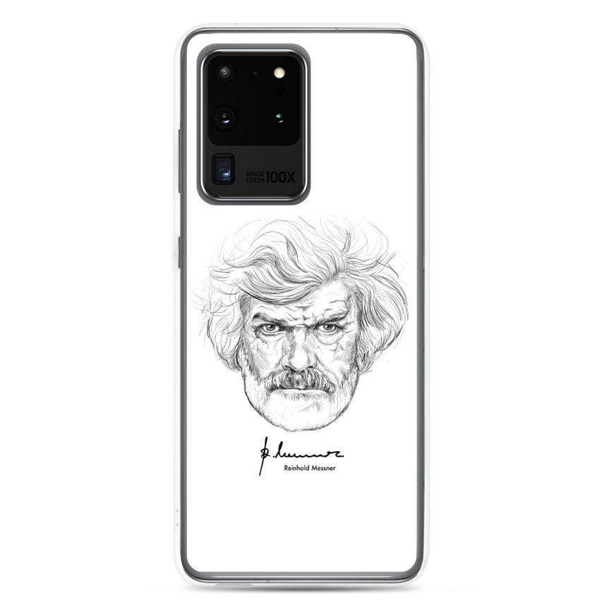 Samsung Case - Reinhold Messner - Illustrazione Porträt