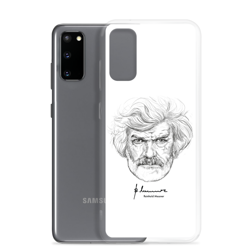 Samsung Case - Reinhold Messner - Illustrazione Porträt