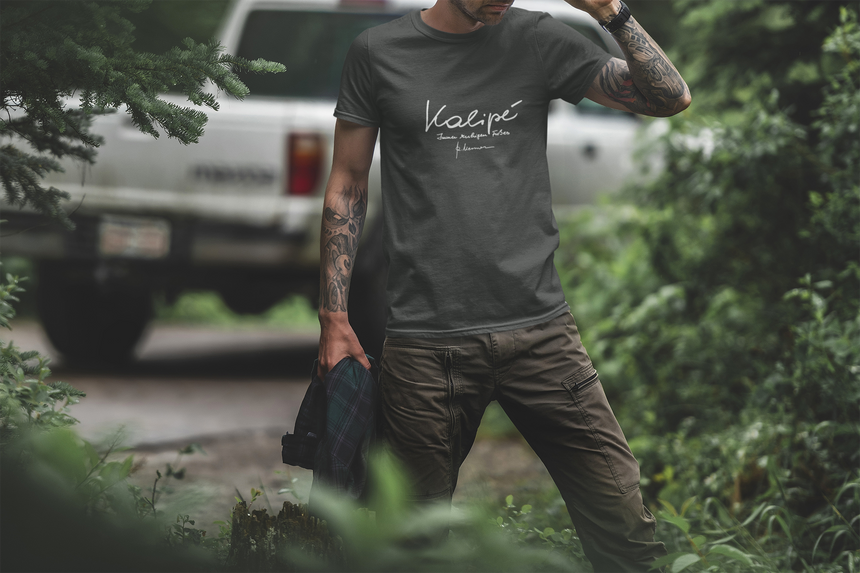 Premium Organic Shirt Herren - Kalipé - Immer ruhigen Fußes
