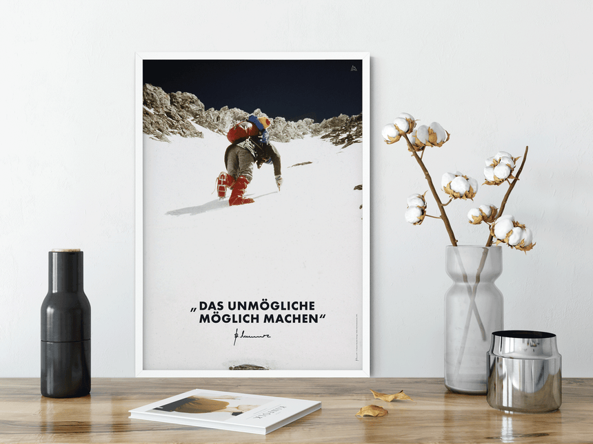 Affiche - Reinhold Messner - Das Unmögliche möglich machen