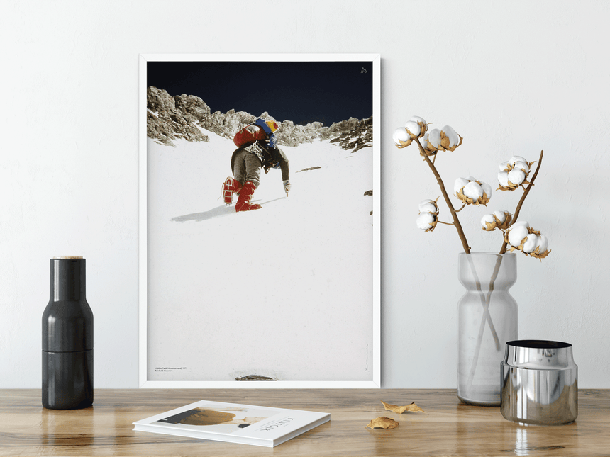 Poster - Reinhold Messner - 1975  Hidden Peak Nordwestwand